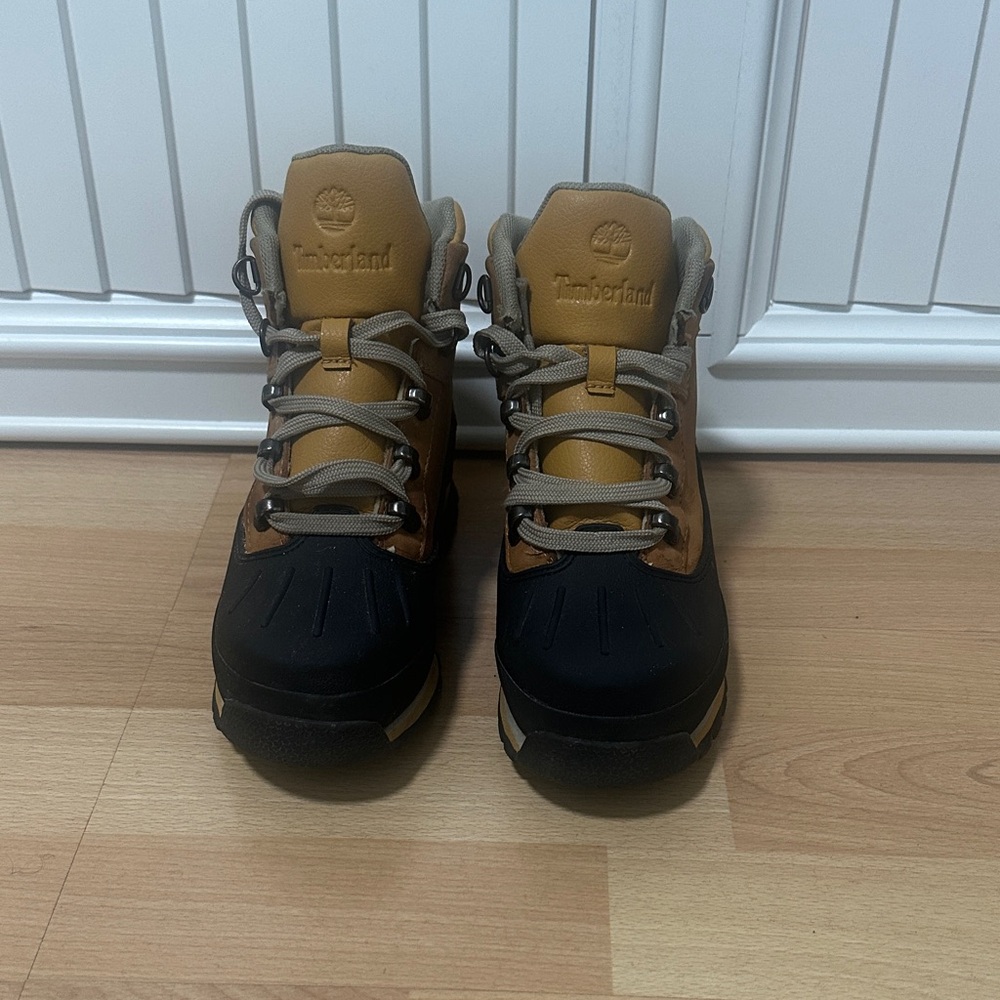 Timberland Black and Brown Outdoor Boots